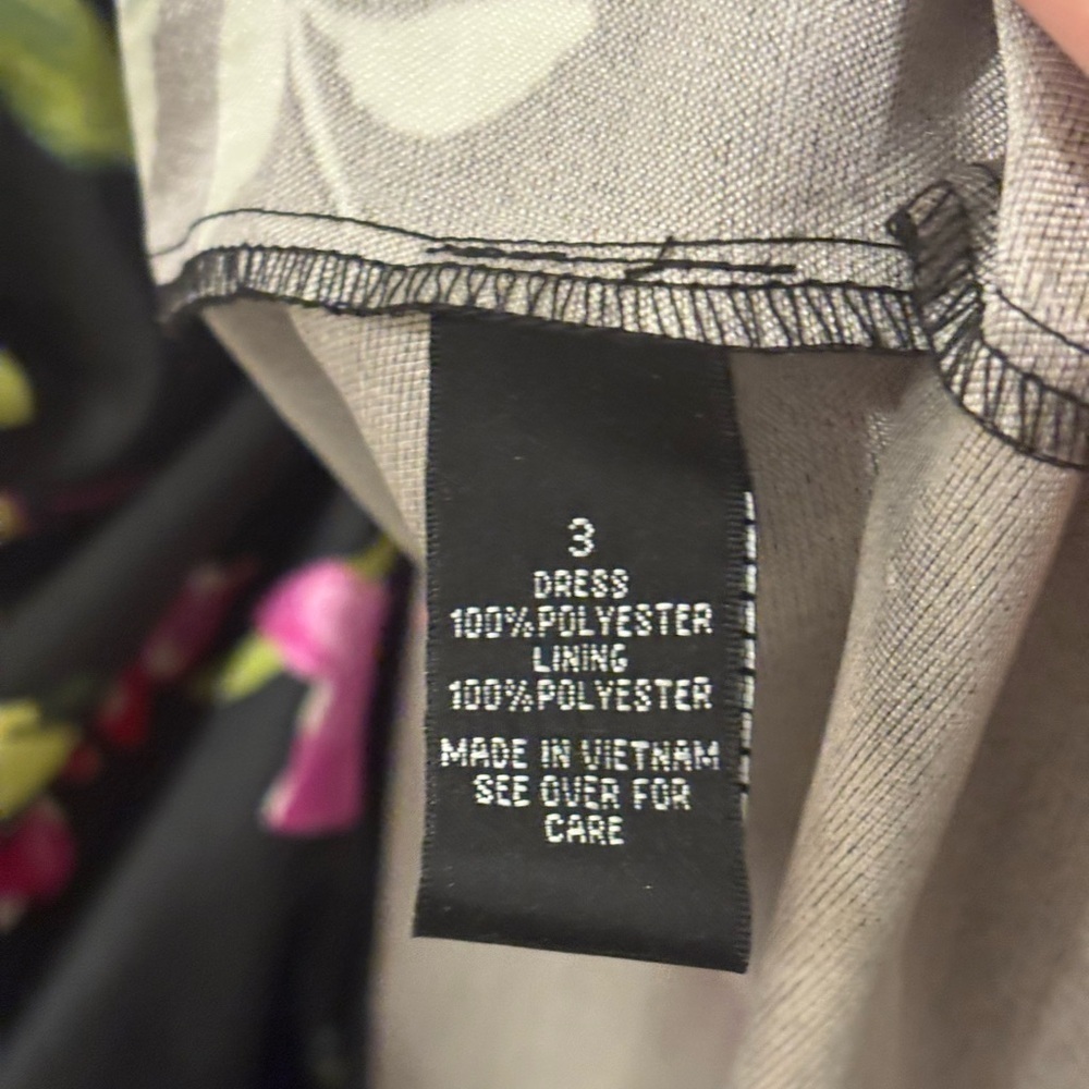 BCX Black Floral Maxi Dress - Picture 8 of 11